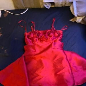 Elegant Red Kids Dress